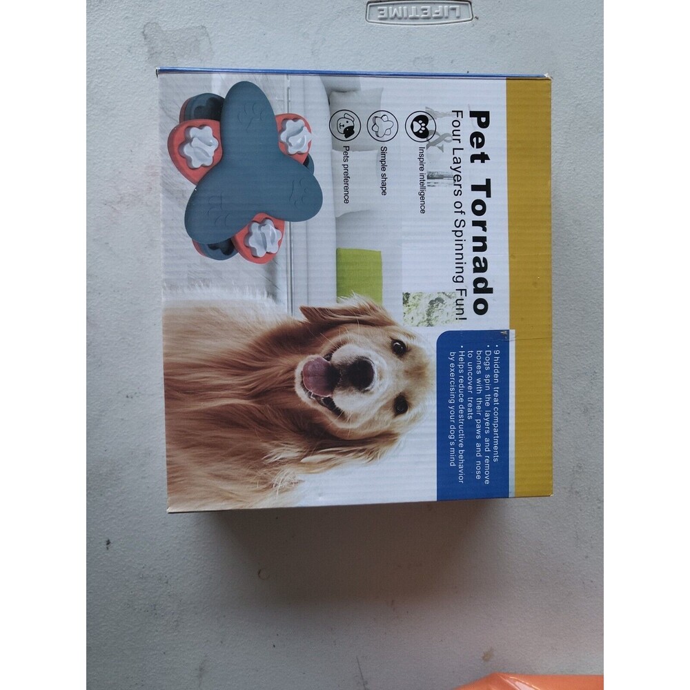 Pet Tornado Spinning Toy Exerciser  Treat Dispenser - new open box